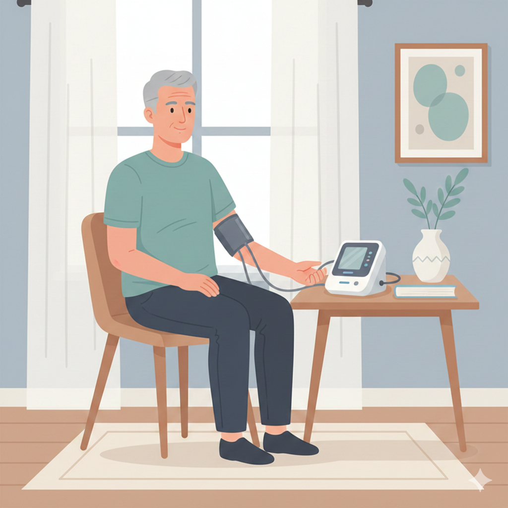 Como realizar a medição adequada da pressão arterial em casa